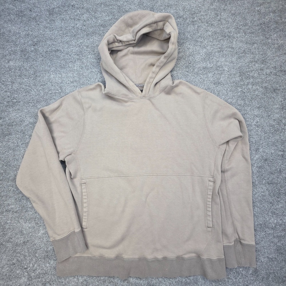 Haven Apparel Clothing Hoodie Men's 3 (Large) Gray/Beige French Terry Made Japan